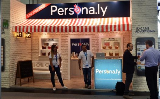 Persona.ly's booth at the Gamescon conference 