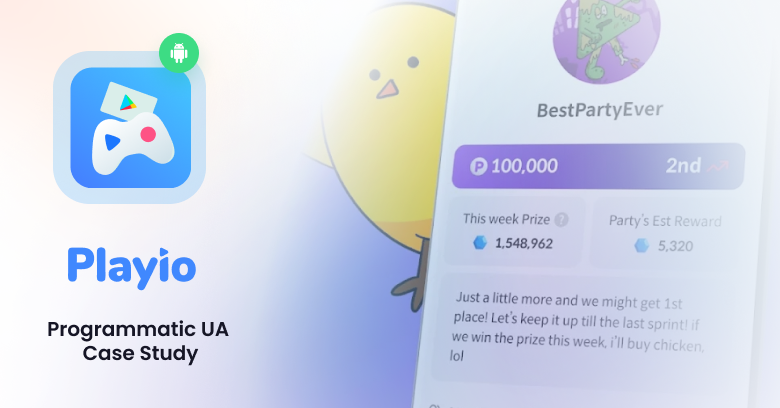 Persona.ly가 Playio(Play-to-earn App)캠페인에서 D14 ROAS를 3배 달성한 비결!