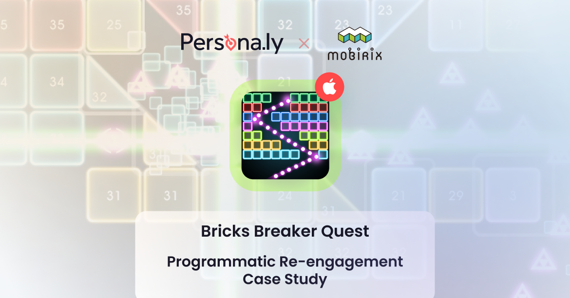 Bricks Breaker Quest - MOBIRIX- Programmatic Re-engagement Case Study