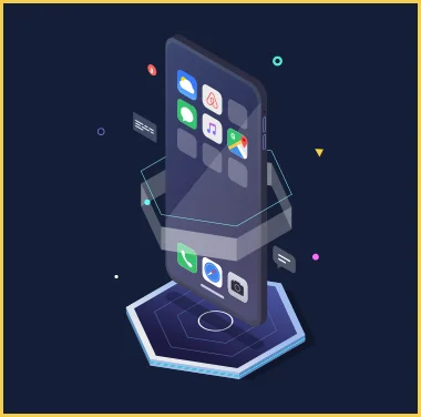 device with apps