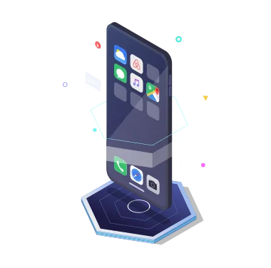 device with apps