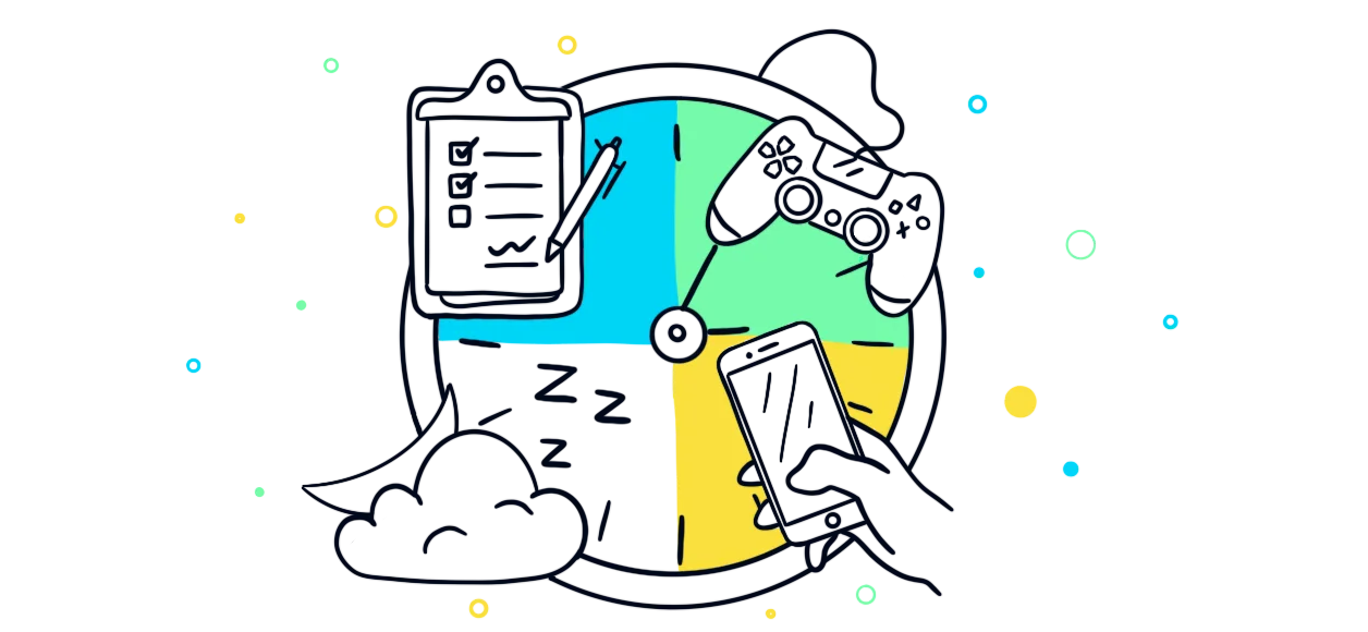 Time of day illustration
